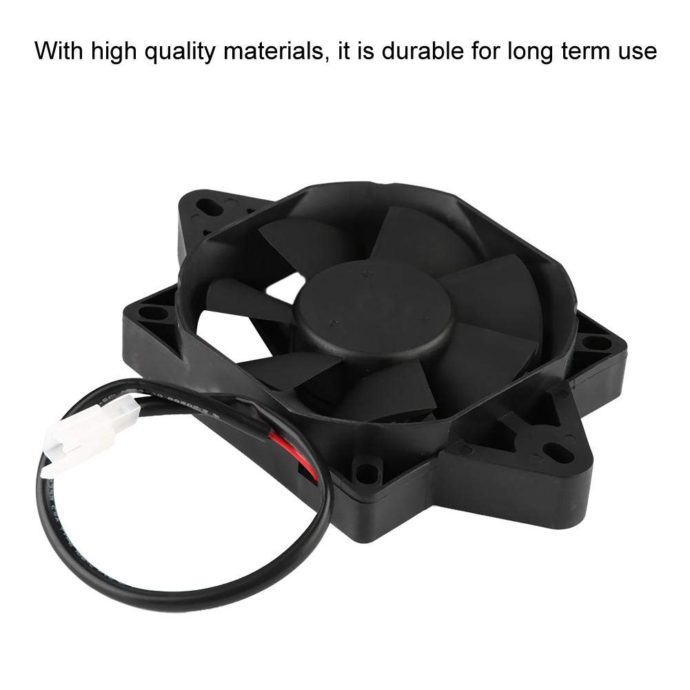 Car Radiator Ventola di raffreddamento per motocicli Motore elettrico Ventola di raffreddamento Radiatore di ricambio Ventilatore di raffreddamento per moto ATV Go Kart Quad