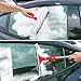 Window Cleaning Kit with Rotatable Squeegee and Microfiber Scrubber Window Cleaner Tool, 57