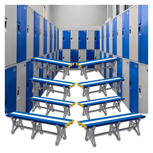 Banco de plástico ABS duradero con superficie antideslizante, impermeable y resistente para uso en gimnasio, piscina y baño