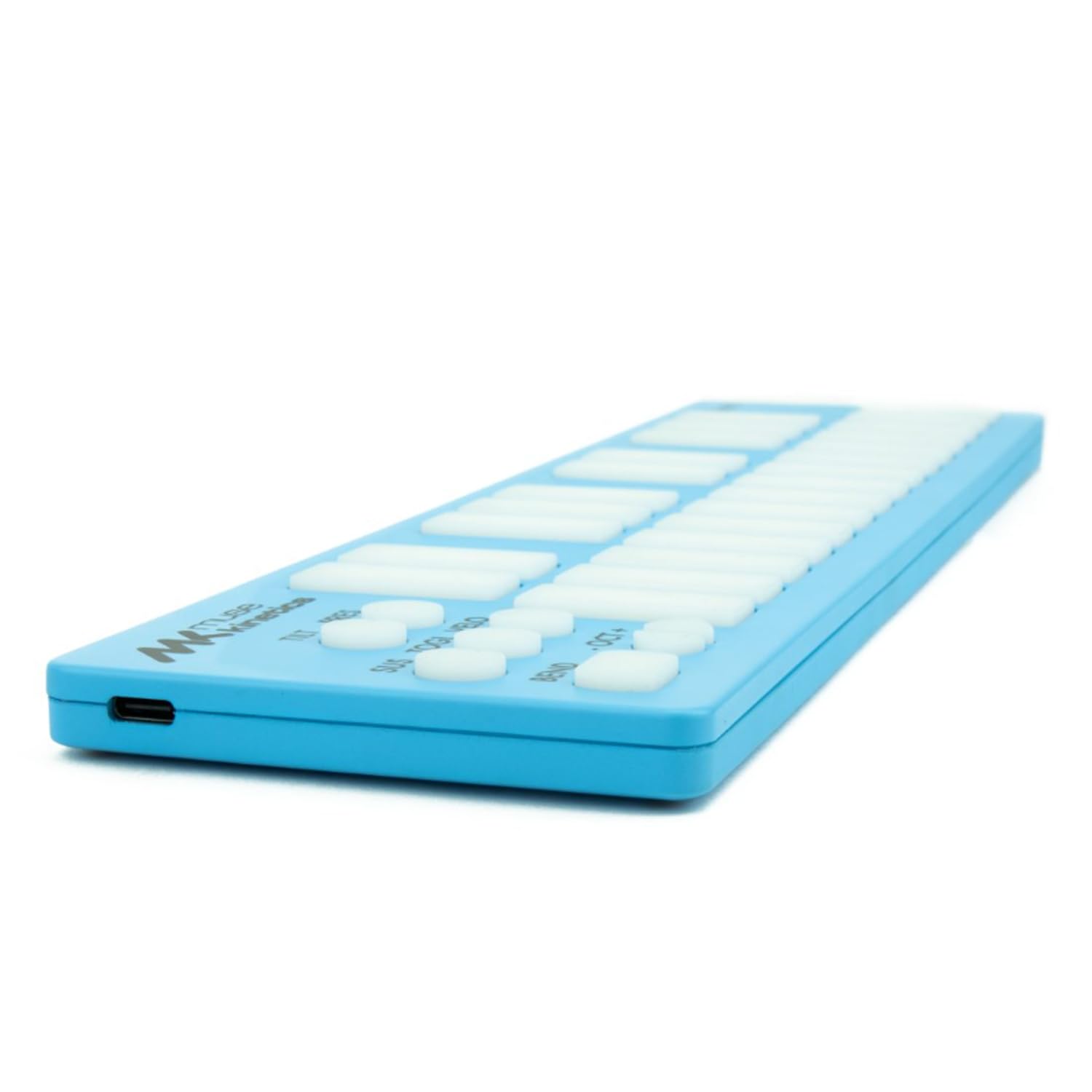 Muse Kinetics K-Board Aqua MIDI-Controller Blau mit keepdrum Mikrofasertuch