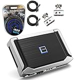 Alpine X-A90V Car Type X 5 Channel 1800W Speaker & Sub Amplifier & 4GA Amp Kit