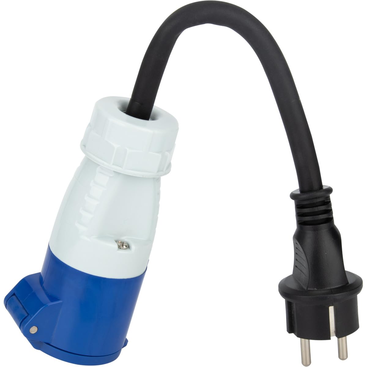 Adattatore Caravan maschio 2P+T femmina CEE 17