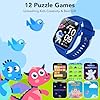 taopodo Smartwatch per Bambini 3-12 con Fitness Tracker, Orologio Smartwatch Bambini con Contapassi, Giochi, Frequenza Cardiaca,Monitor del Sonno,IP68 Impermeabile