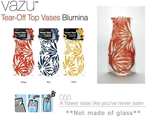 Flower Vase Blumina Orange Vazu Vases