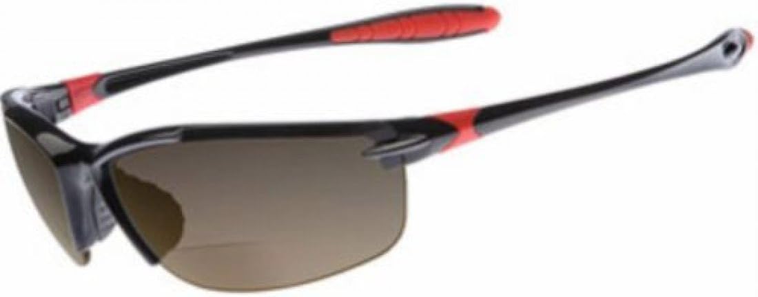 SL2 Sunglasses +2.5 Power Magnification Black Brown Lens