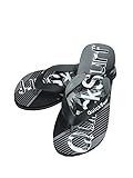 PXPUIQ Flip Flops for Beach, Surf & Outdoor - Non-Slip Waterproof Sandals with Colorful Patterns - Lightweight Sports Thong Sandals for Walking, Travel & Pool For Man/Woman