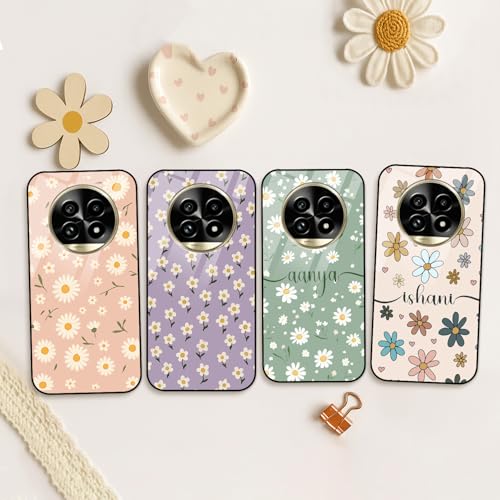 Image of COLORflow Back Cover Compatible with Realme 13 Pro 5G / 13 Pro Plus 5G | Daisy Garden Customized | Shockproof TPU Bumper with Camera Protection Back Cover