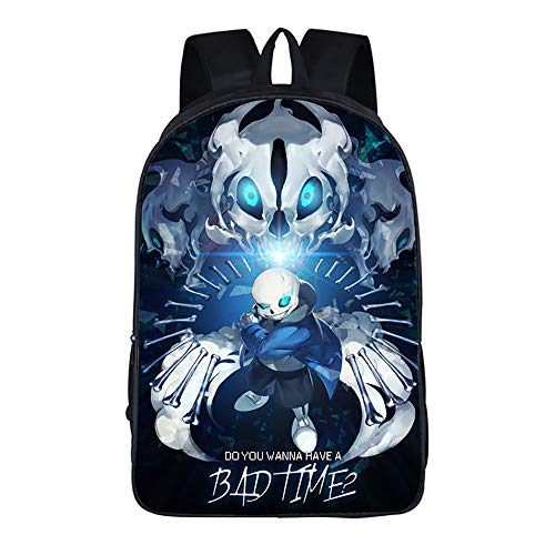 Mochila Undertale Sans Escolar Ligera Informal