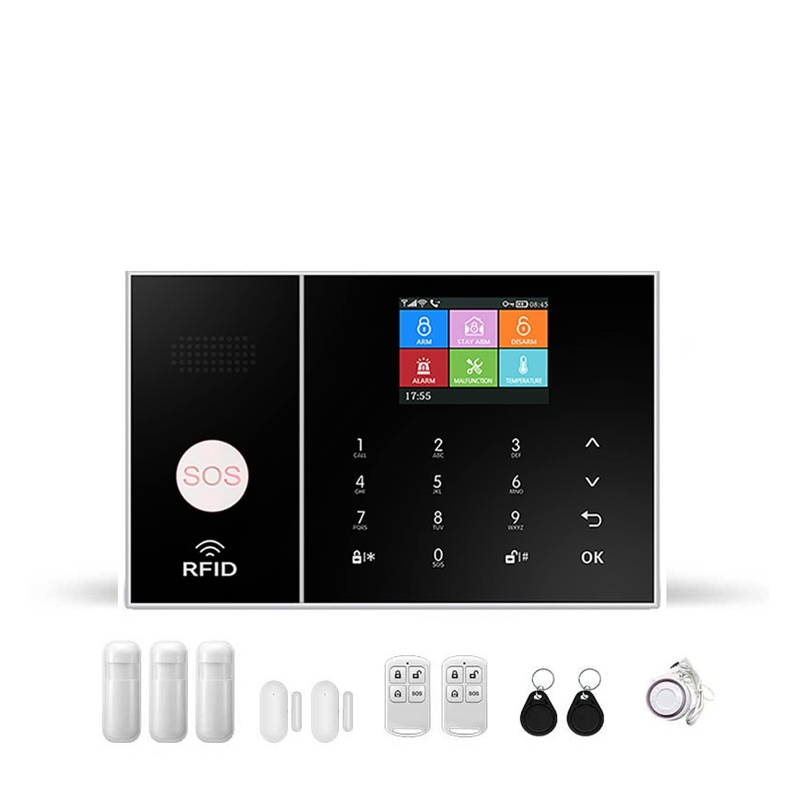 Alarma gsm para casa con control por app Tuya y kit de seguridad antirrobo