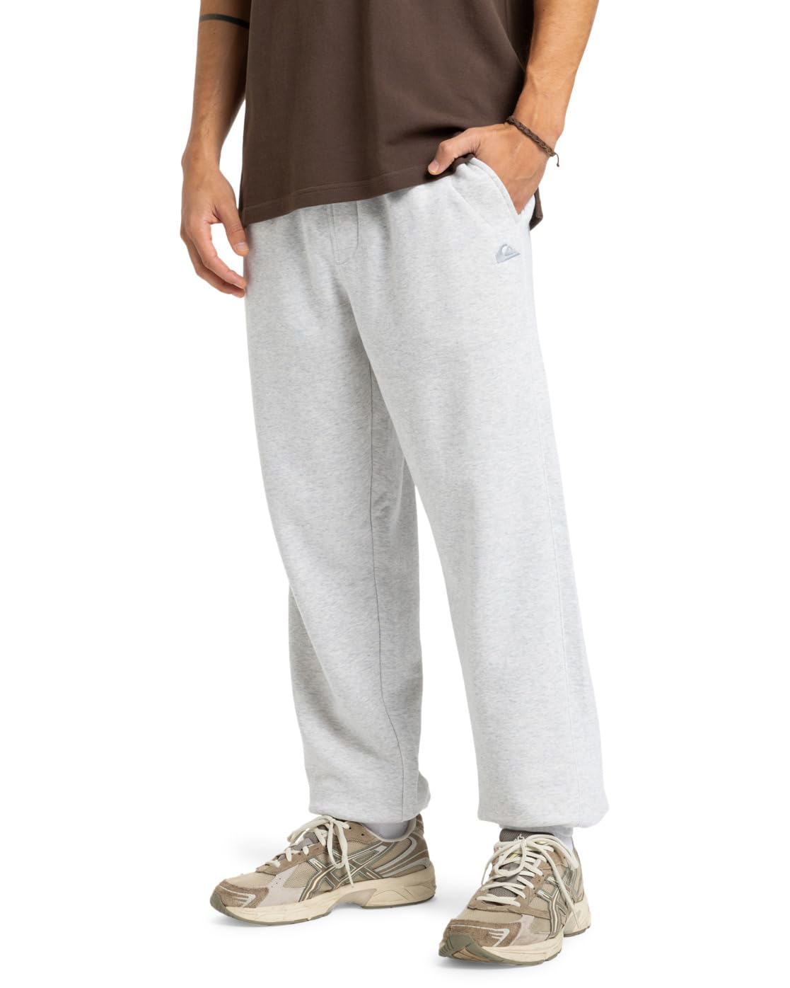 Quiksilver Elastic Waist Pants Salt Water Jogger Men's Grey XS