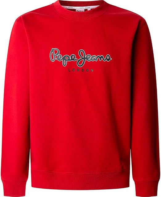 Pepe Jeans DUKE CREW - Sweatshirt - rugby red/rouge