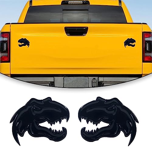 Emblemas personalizados de dinosaurio T-Rex TRX negro brillante Dodge RAM 2500 3500
