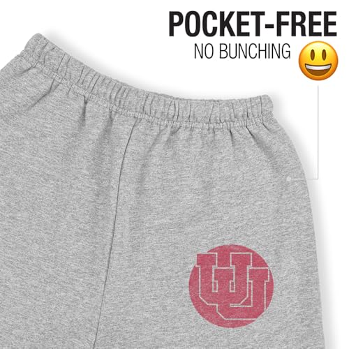 Officially Licensed Unisex Jogger Sweatpants with Pockets Circle Stamp Hip Print Athletic Heather Collection3
