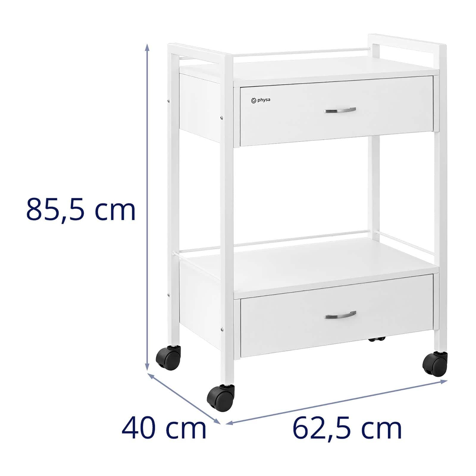 physa Carrello Estetista PHYSA CT-2 (2 cassetti - 62.5 x 40 x 85.5 cm)