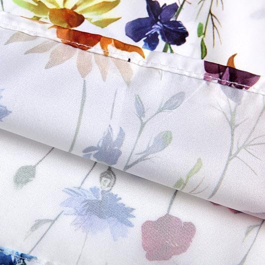 Size XL Summer Dresses for Women 2026 Casual Short Sleeve Knee Length T-Shirt Dress Swing Flowy Loose Fit A Line Boho Midi Dress with Pockets Polka Dots Blue - Image 3