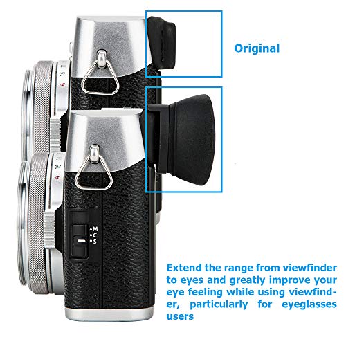 image for Kiorafoto Soft Silicon Camera Viewfinder Eyecup Eyepiece Eyeshade for 