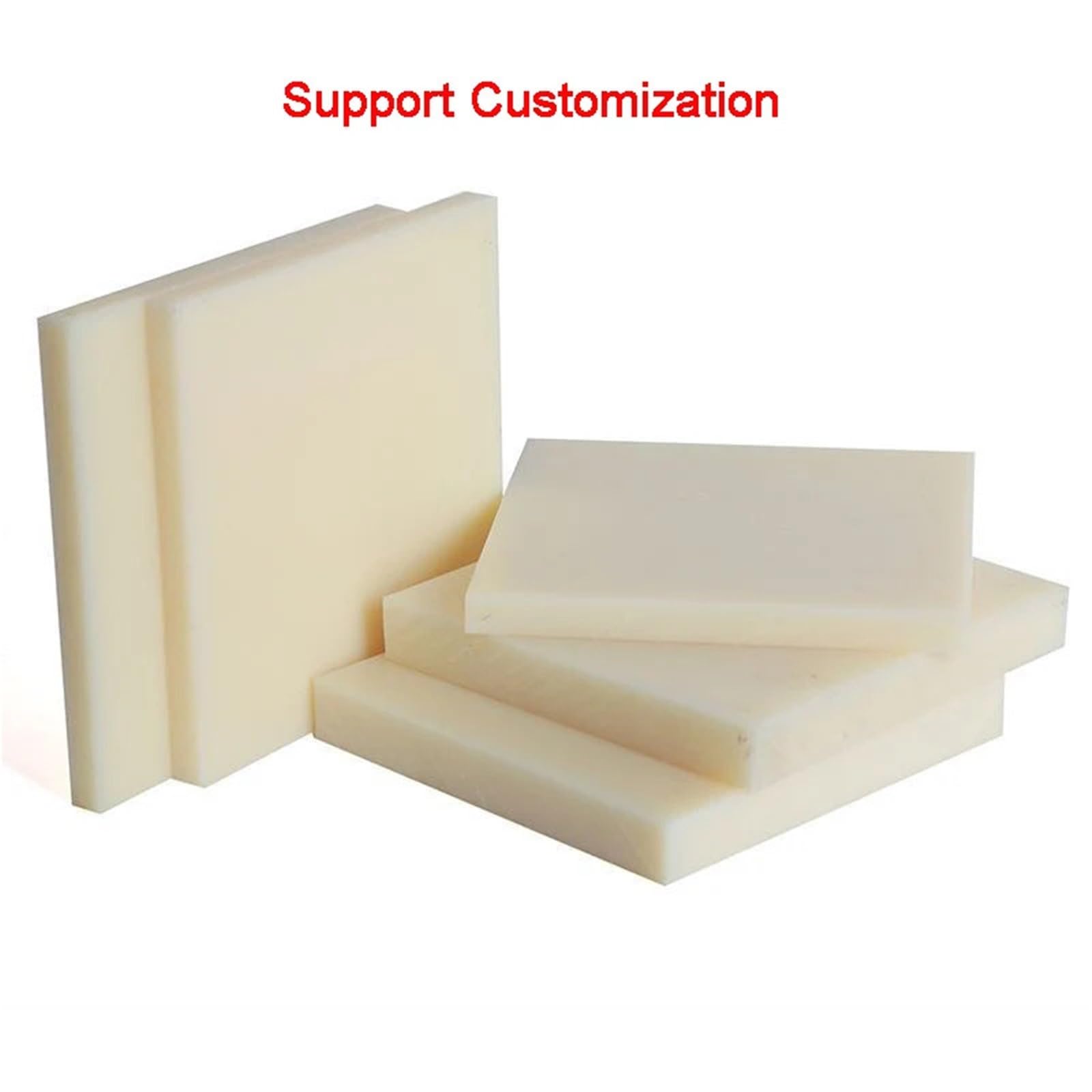 ABS-Kunststoffplatten 1–3 Stück ABS-Kunststoffplatten, 1–20 mm Dicke, CNC-Technikblech, Beige, 100 x 200, 250, 300 Bastelarbeiten
