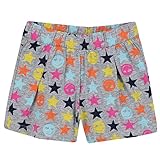 Couleur : gris mélangé Chicco Short fille 3 ans - 98 cm en coton gris mélangé et impression étoiles colorées