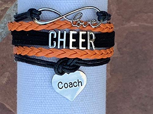 Sportybella Cheer Coach Bracelet - Cheerleading Coach Charm Bracelet- Cheer Jewelry - Women Cheering Coaches Infinity Bracelet4