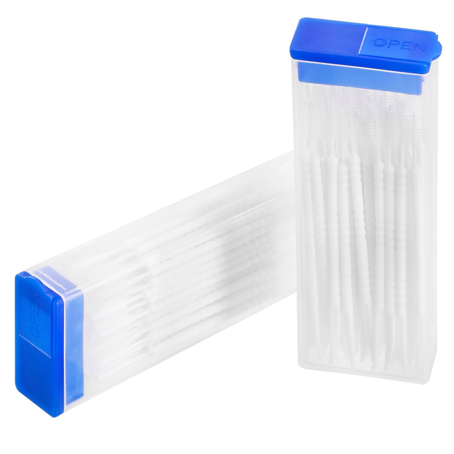 COM-FOUR® 120x Spazzola interdentale, spazzole interdentali con distributore, cure odontoiatriche in viaggio, spazzola per la pulizia dei denti (120 pezzi - in un distributore)