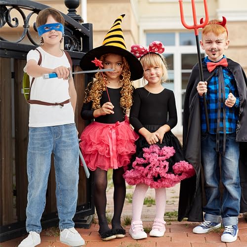 Superhero Ninja Cosplay Costume with Toy Weapons, Eye Masks and Shell for Kids Children4