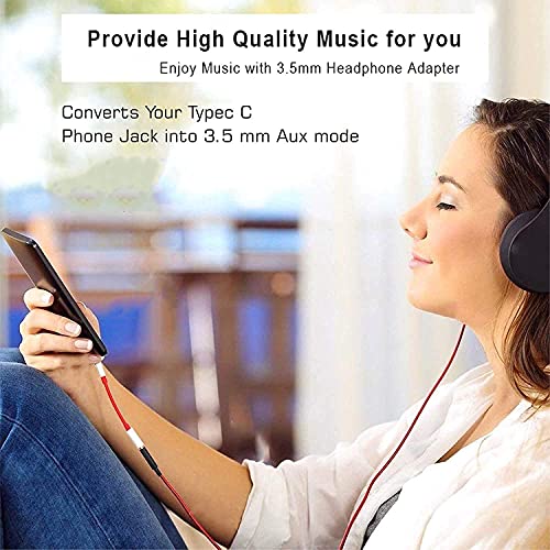 Image of BigPlayer Trending Type C to 3.5 mm Jack Audio Connector, Noise Cancelling Headphones Jack Converter Audio Adapter for OnePlus Phones
