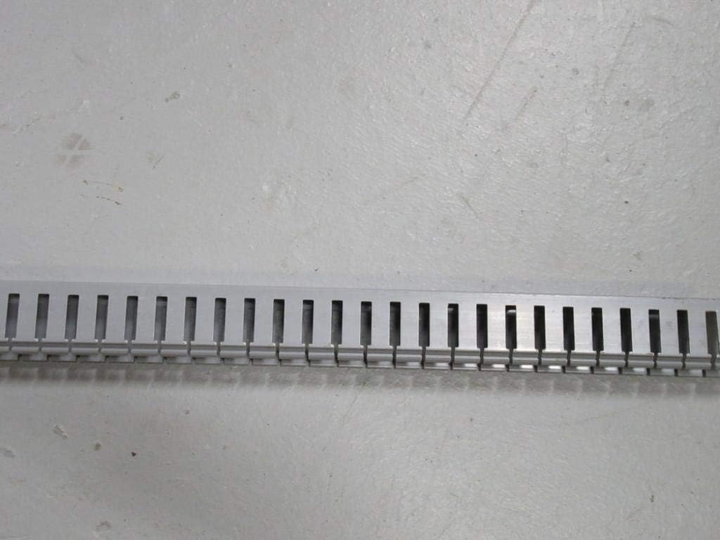Thomas & Betts TY1X2WPG6 Wiring Duct Wide Slot 1"x2" Rigid PVC Gray (6 Feet)