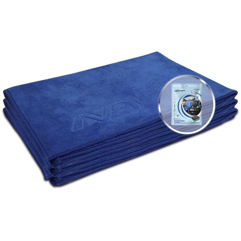 Image of Neodrift '400 GSM' Microfiber Cloth (Size - 40X60 Cm)(Set of 3 PC)(Colour - Blue)(Ultra Soft Cleaning Cloth for Car, Bike - Polishing, Detailing, Highly Absorbent)