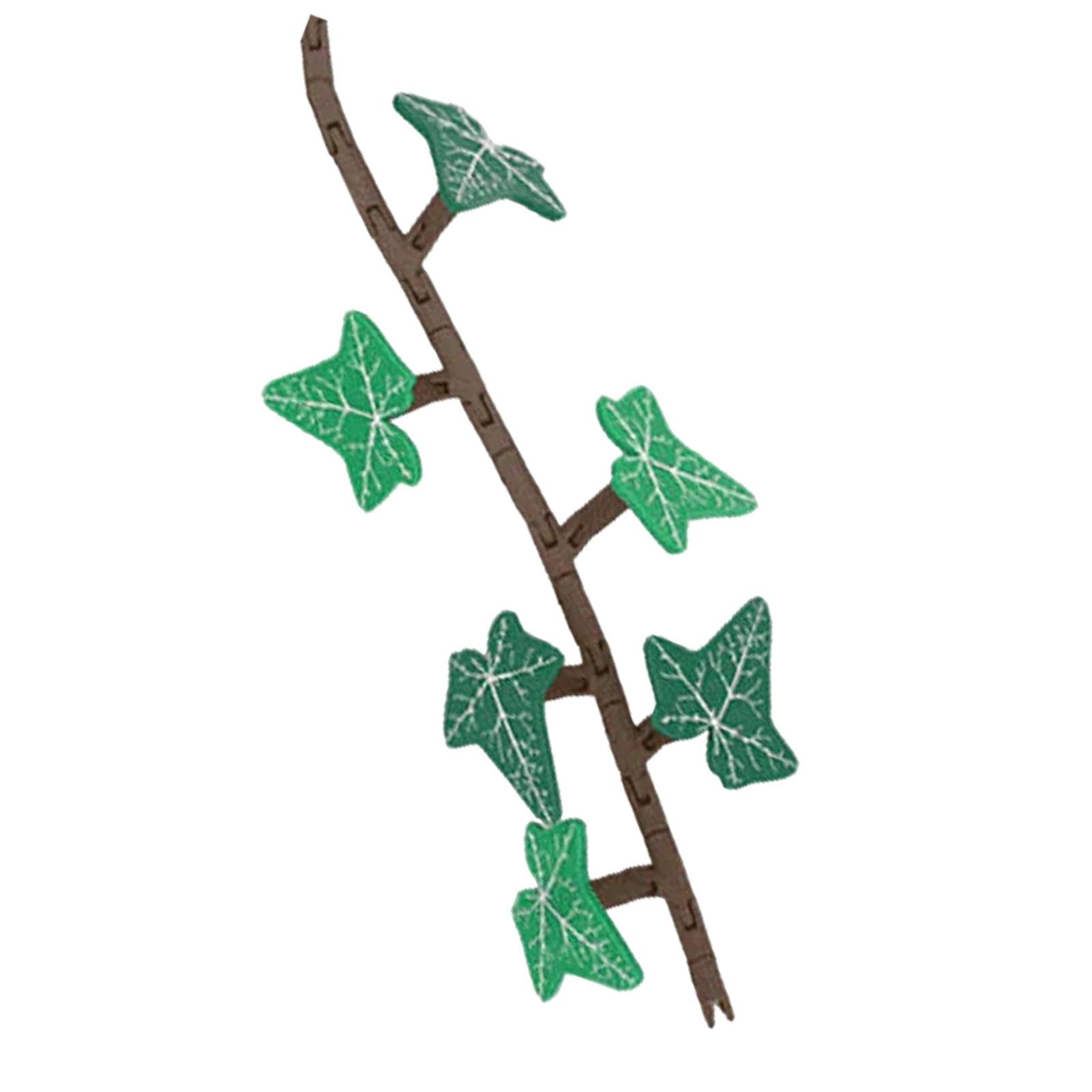 Klimop koelkastmagneet met scharnierende stelen, 3D