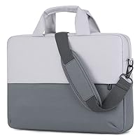 SABUZ BAG 15.6-inch Laptop Computer Briefcase,Water Resistant, Business Bag with Waterproof Zipper,Shoulder Bag Handbag,Compatible with laptop MacBook Notebook,for MeN&Women GREY
