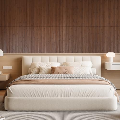 OUZUGIE 2 Pack 96x24 Inch Natural Bamboo Wall Panel by OUZUGIE - Used condition - Image 8