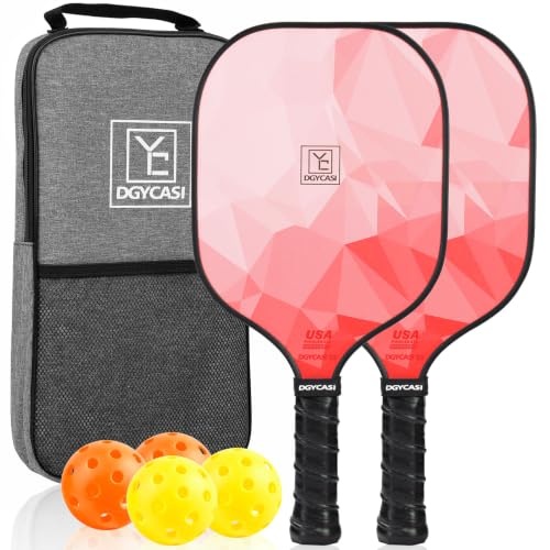 Image of YC DGYCASI Pickleball Paddles Set of 2 USAPA Approved Pickleball Set 2026