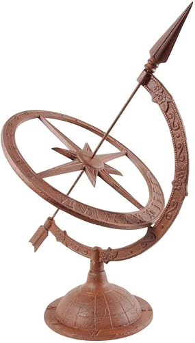 Esschert Design Reloj de sol grande de hierro fundido (TH36)