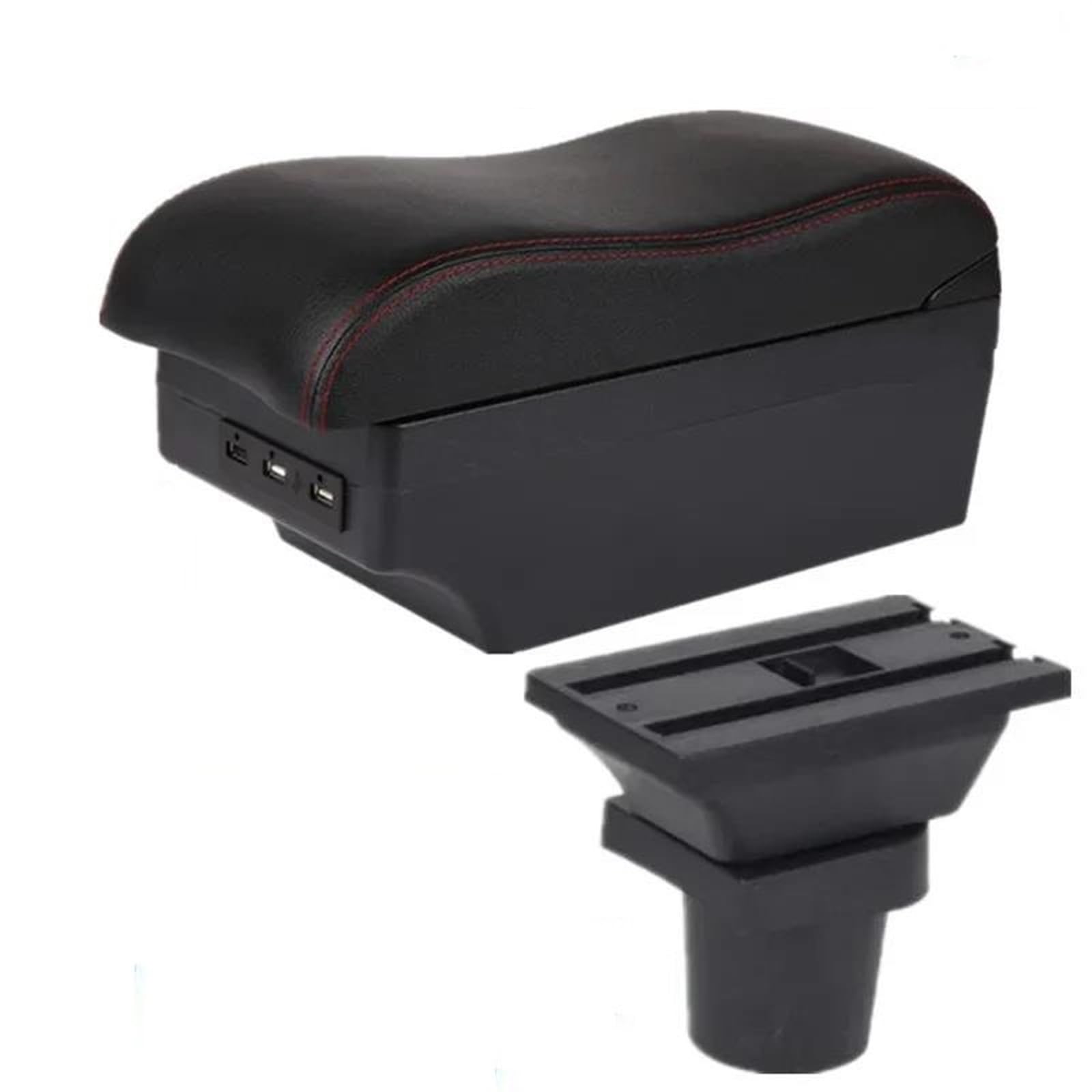 Noheeu C Red Line 7Usb Auto Accessories Armrest Box For Focus Mk1 Car Interior Parts Center Storage With Usb