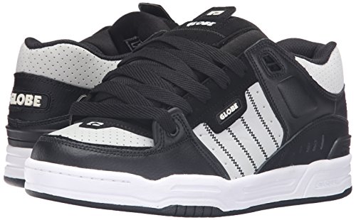 Image of Globe Mens Fusion Skate Shoes, Black /Grey /White, 14 M US