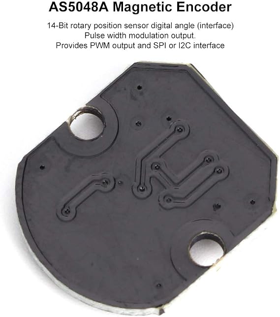 AS5048A 14-Bit Position Sensor Digital Angle Encoder with PWM Output, Module for Shaft Applications, Suitable for Absolute Angle Measurement