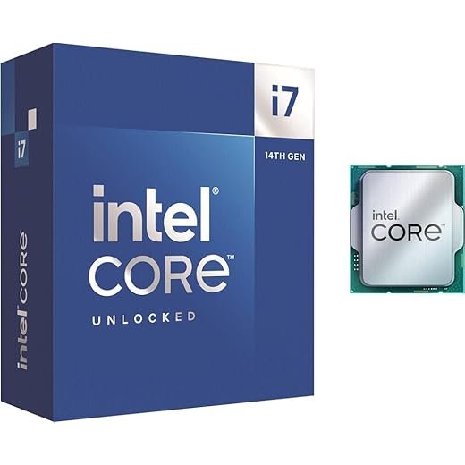 Intel® Core™ i7-14700K New Gaming Desktop Processor 20 cores (8 P-cores + 12 E-cores) with Integrated Graphics - Unlocked