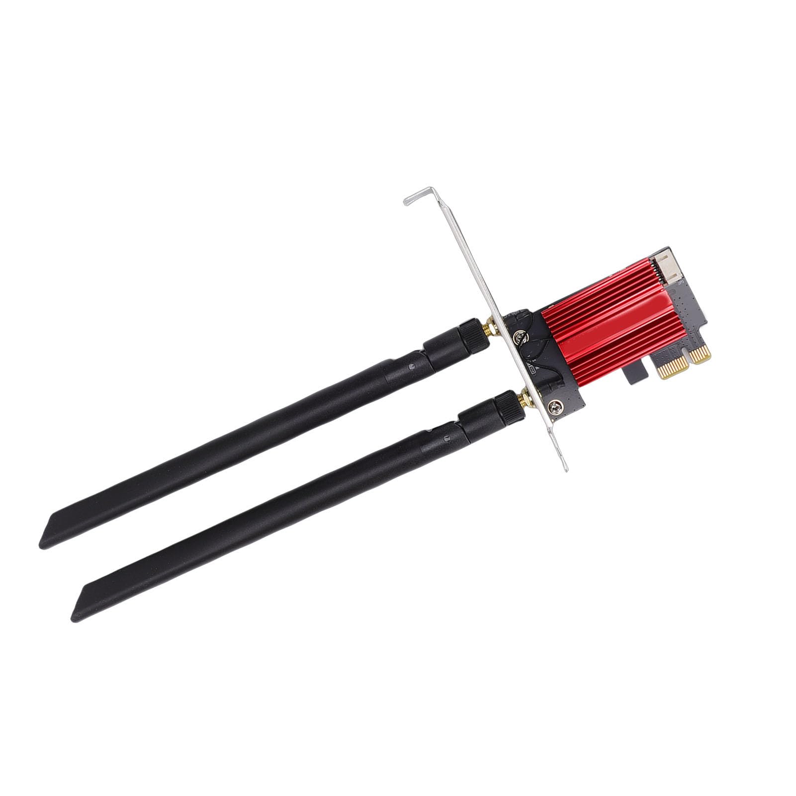 Scheda Wireless WiFi 7 PCIe, Scheda di Rete Tripla Banda per PC Desktop, Adattatore di Rete Bluetooth 5.4 con velocità 6400Mbps e Doppia Antenna 8dBi, Ideale per Reti 10/11