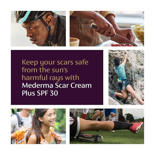 mederma scar cream plus spf 30 - advanced scar treatment protects from sun damage reduces appearance of scars from acne burns surgery amp injury 07 oz