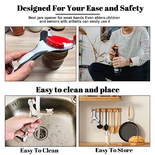 Bxgnip Manual Twist Jar Opener for Weak Hands — view 7