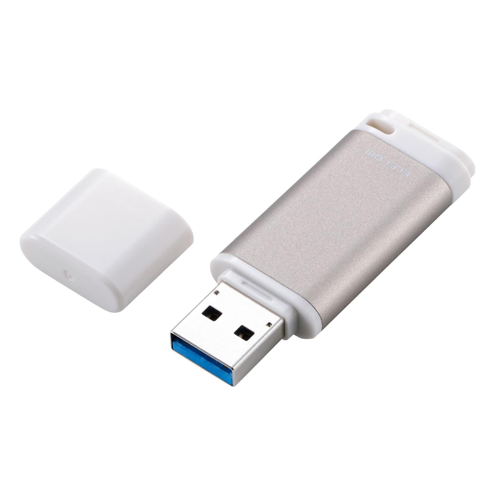 Amazon | エレコム USBメモリ 256GB USB3.2(Gen1) キャップ式 アルミ 