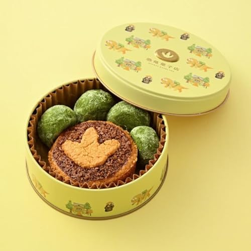 サブレ 恐竜菓子 (恐竜サブレ 永平寺トリケラ缶) トロワサブレ(バニラ2枚) プールドネージュ(抹茶4個)福井名物 永平寺 常温