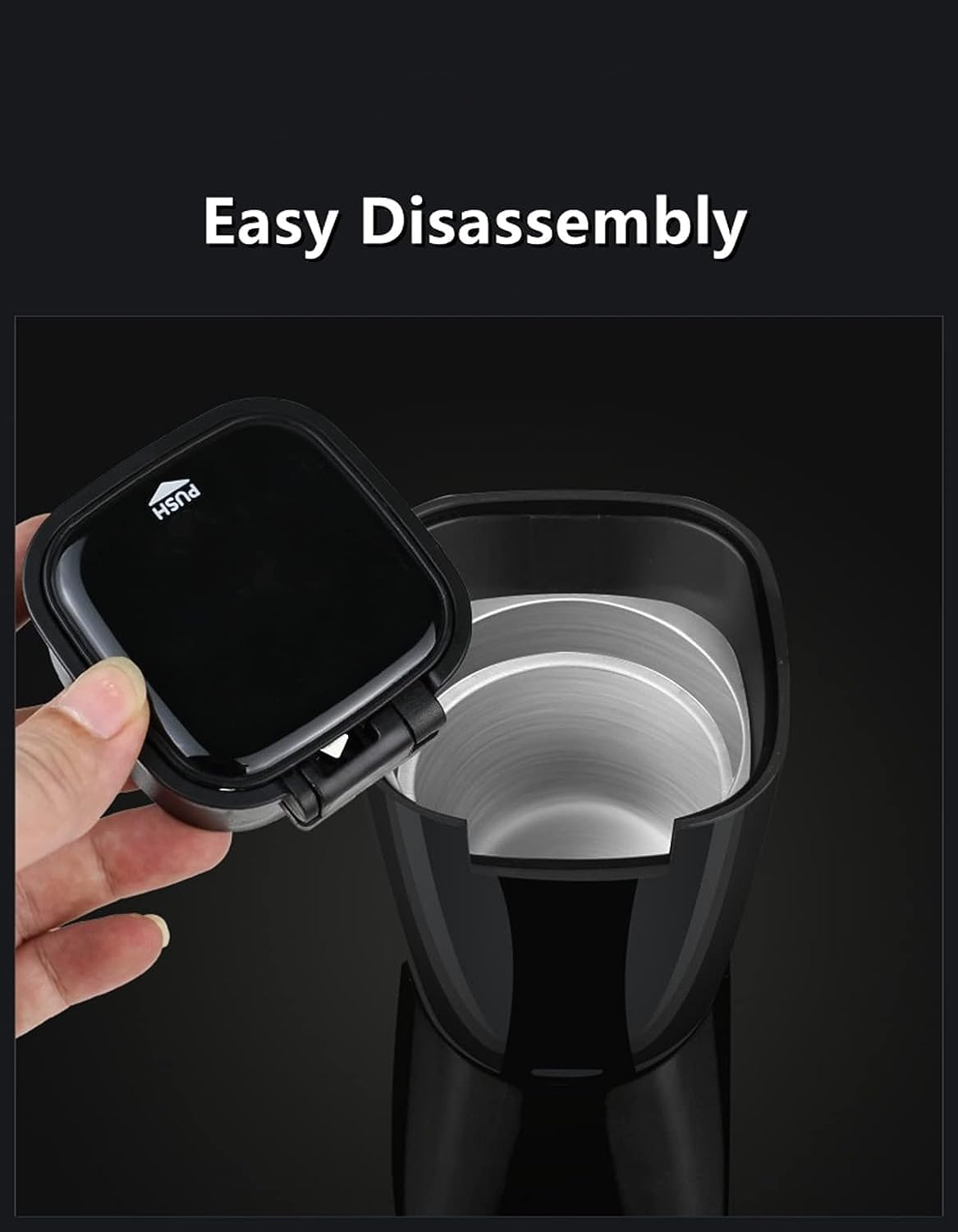 Posacenere Auto Per Ford Mustang, F150, Ranger - In Acciaio Inox Con Coperchio Antiodore - Foto 9