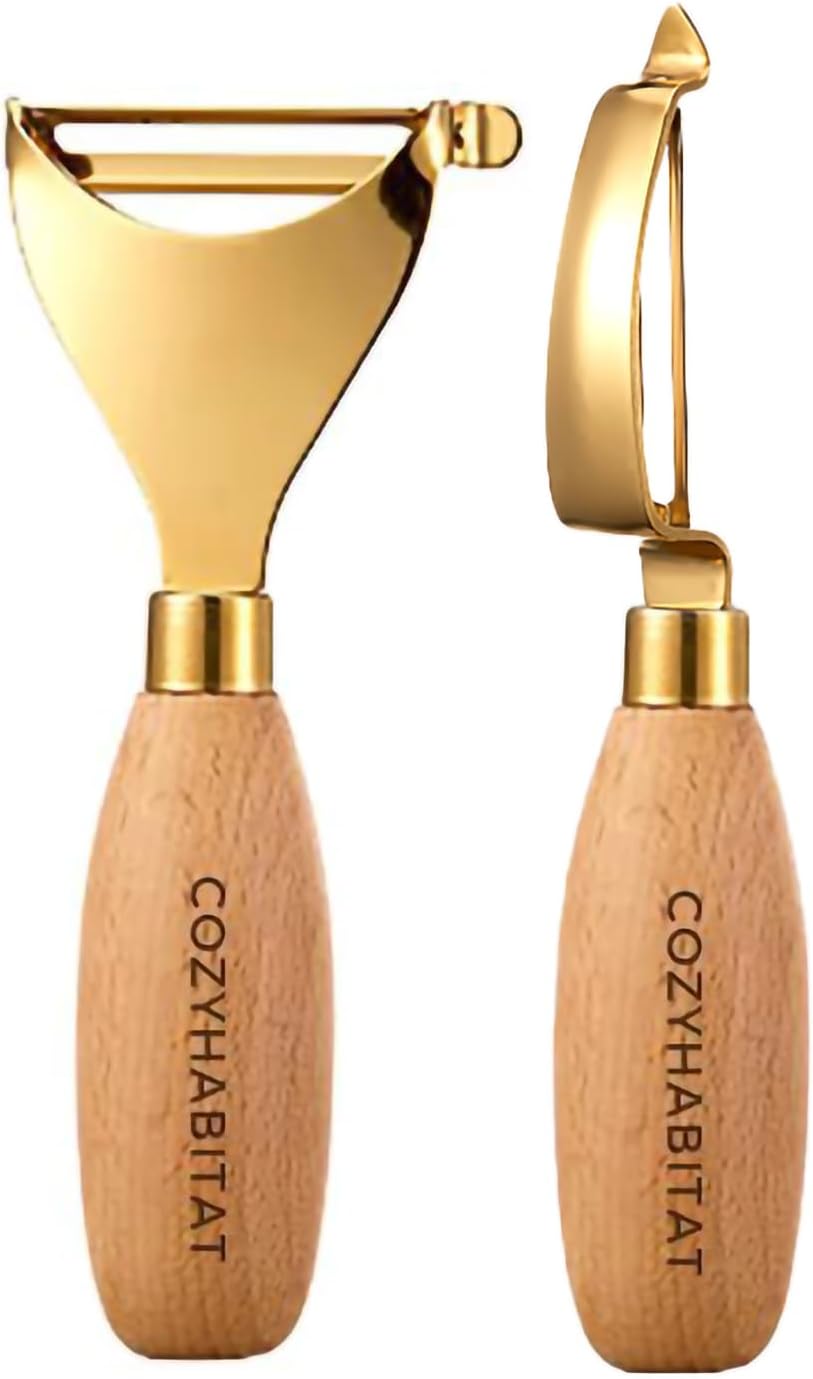 CozyHabitat Kitchen Vegetable Peelers, with Stainless Steel