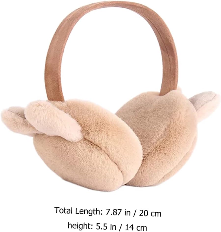 LIFKOME 3pcs Warm Ear Earmuffs for Cute and Cozy Ear Covers for Outdoor Activities Foldable Plush Design for Boys and Girls and Adults for Cycling and Sports