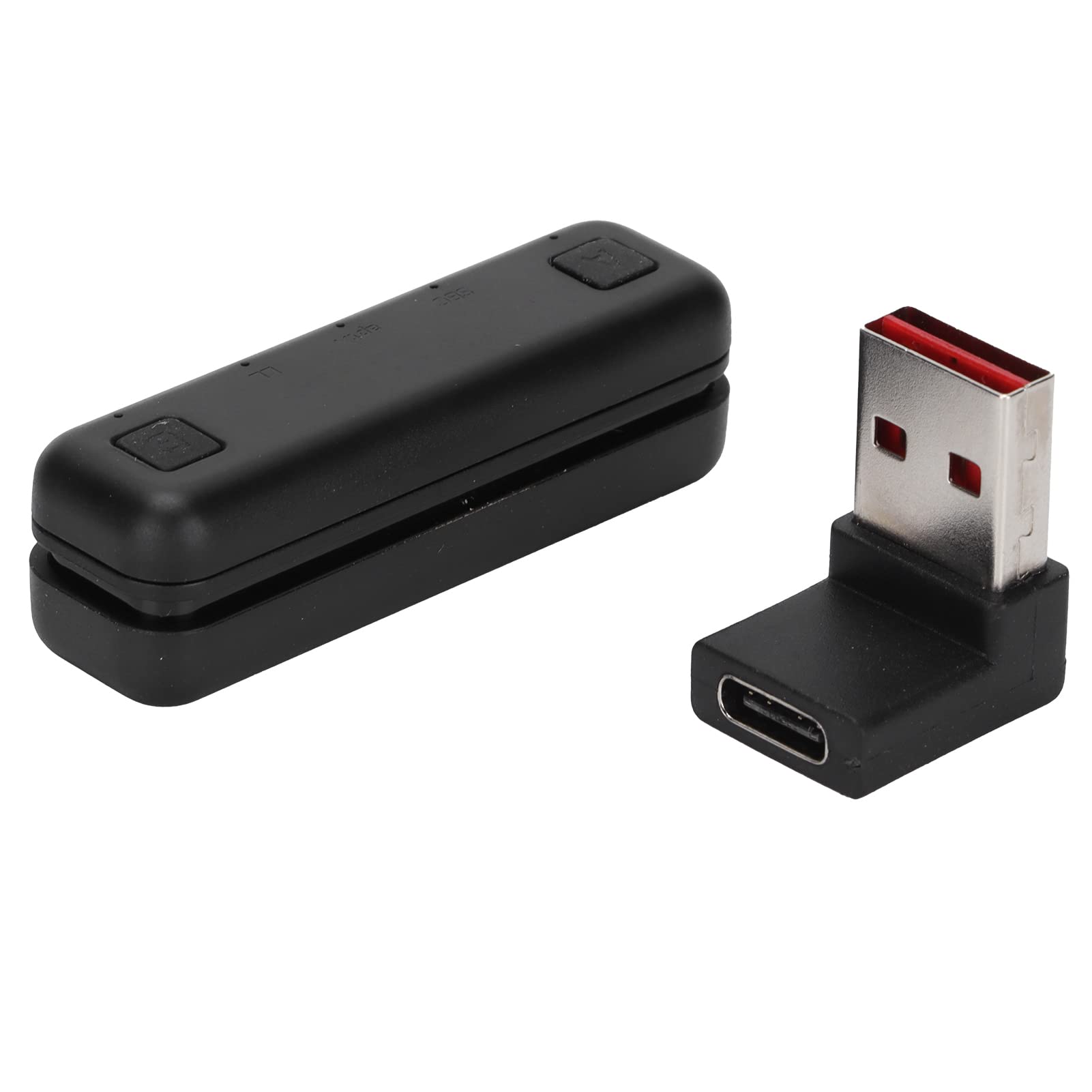 Adaptateur Bluetooth émetteur sans fil à faible latence pour PC, double flux Bluetooth 5.0, design compact, noir