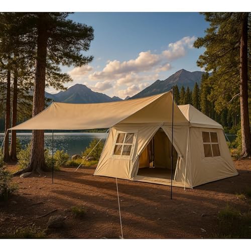 Amazon.co.jp: インフレータブルテント 4~6人用 大型 エアーテント