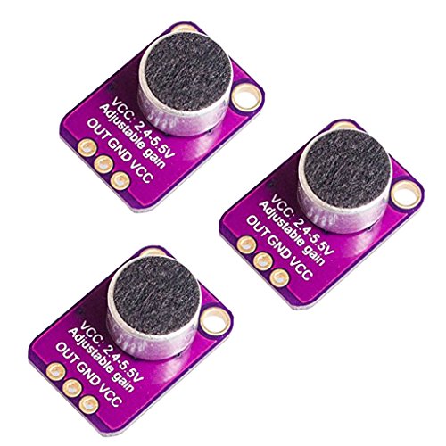Preisvergleich Produktbild 3x Verstärker Amplifier MAX4466 Verstärkung Breakout Modul Für Arduino