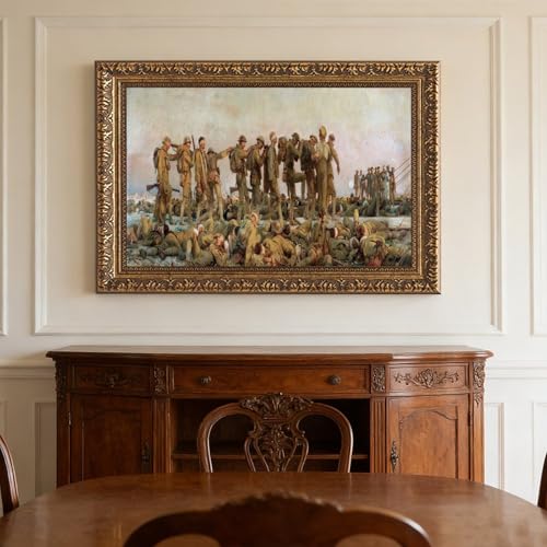 Tableau Gassed John Singer Sargent émotion artistique toile