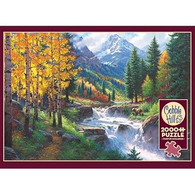 Cobble Hill 2000 Piece Puzzle - Rocky Mountain High - Sample Poster Included